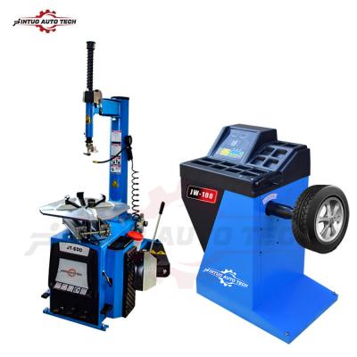 China Best selling cheap mobile portable neumatic machine tire changer for home garage JT-600+JW-100 for sale