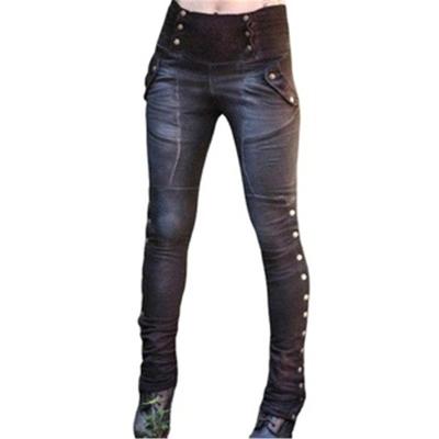 China High-Waist Black Women's Breathable Pants Stretch Fashion Jeans Women's Denim Trousers for sale