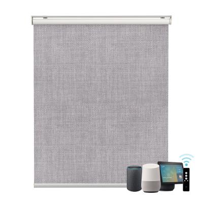 China UV Protection Led Shades Electric Curtains Roll Up Window Outdoor Smart Blinds for sale