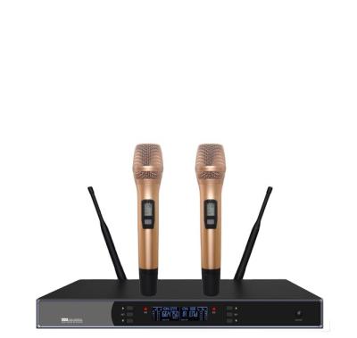 China New KTV Anti-interference Moving-Coil Wireless Handheld Microphone for sale