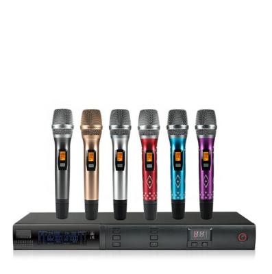 China The new anti-interference wireless handheld microphone with anti-noise function is suitable for different KTV environments usage for sale