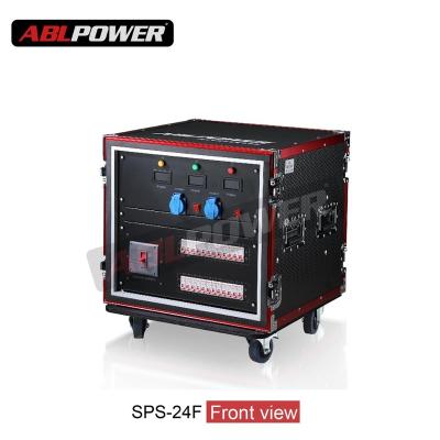 China 380v Waterproof Performance Tours New Style Power Distribution Distro Box Equipment Box Light Power Control CAMLOCK 24 Channels for sale