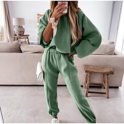 China Factory Supply Autumn&Winter Supply Long Warm Thick Joggers Women Hoodies Anti-pilling Support Custom for sale