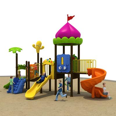 China 15 Years Large Low Price HDPE Baby Seesaw Modern Residential Play Equipment With Swing Bridge for sale