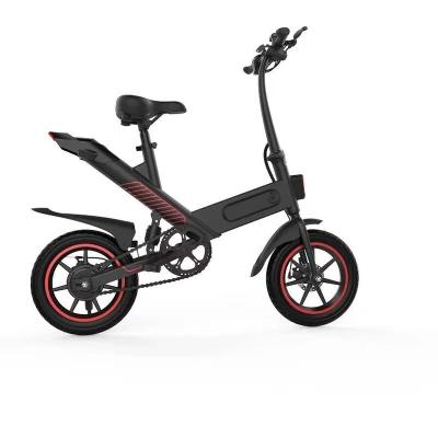 China MIDONKEY High Carbon Steel Flying Dancer Folding Dancer Ebike EU Warehouse Most Selling Price Cheap 14 Inch Wheel Size Floding City Bike for sale