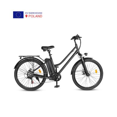 China MIDONKEY CityGoddess Aluminum Alloy For Woman Ebike Support Amazon Dropshipping And FBA Shipping EU Warehouse In Stock Electric Mountain Bike for sale