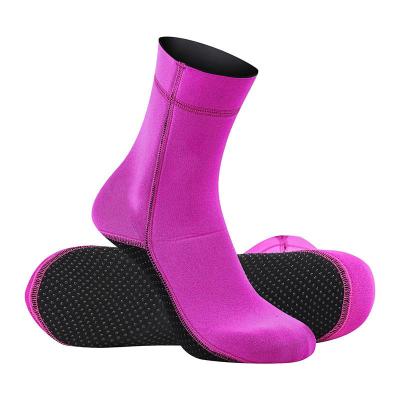 China Comfortable Anti-Foul Adults 3MM Water Booties And Sock Diving Socks for sale