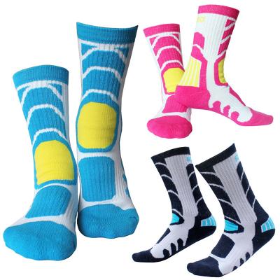 China Anti-Fault Outdoor Skate Athletic Children's Crew Skating Walking Socks for sale