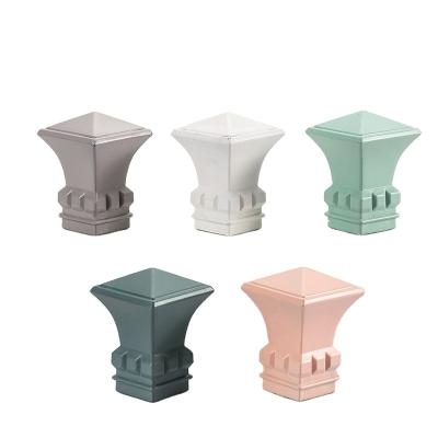 China 2021 New High End Decorative Curtain Rod Head 26mm-28mm Villa Curtain Main Header for sale