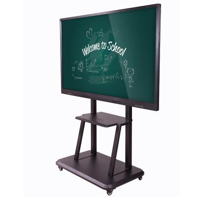 China Home Meeting Smart Whiteboard School Teaching Board Floor Cart Electronic Stand Touch Screen All in One Interactive Whiteboard for Teaching Meeting for sale