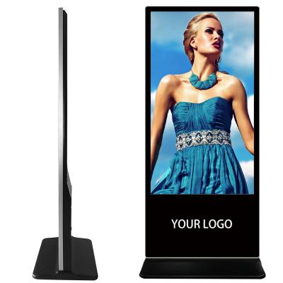 China Shopping Mall / Restaurants / Phone Shops / Underground 46 Inch Advertising Kiosks Gaming Equipment Floor Stand Totem Led Signage And Digital Display for sale