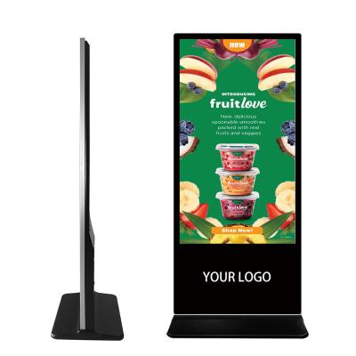 China 50 Inch Android Indoor Signage Stand Floor Kiosk Touch Screen And Indoor Digital Advertising Displays for sale