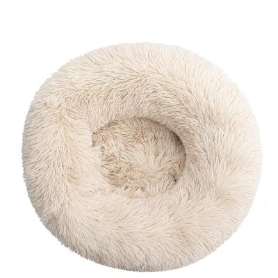 China Sustainable Gooders soft luxury pet bed winter warm product sleeping nest dog cat beds for sale