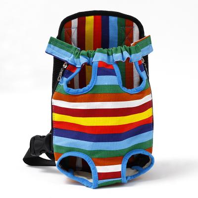 China Sustainable wholesale breathable outing portable backpack cat carrier small dog pet bag Pet chest bag for sale