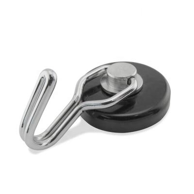 China New industrial magnet design magnetic swivel hooks strong neodymium magnet hook for refrigerator for sale