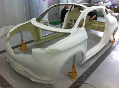 China Ersatzform-industrielle Gel-Mantel-Oberflächen-Fiberglas-Form des Autoteil-FRP zu verkaufen