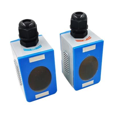 China Professional Plastic Manufacture Ip67 / ip68 Plastic Blue Coated Ultrasonic Flow Meter for sale