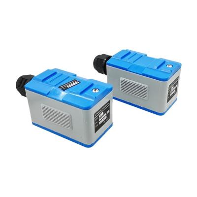 China Blue Plastic Portable Hydraulic Ultrasonic Flow Meter Plastic Ip67 Ip68 Non Contact for sale