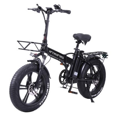 China Best quality 48volt 700watt aluminum alloy GW20 foldable fatbike e-bike electric bike bicycle for sale