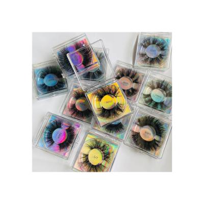 China Direct wholesale fluffy eyelashes 8D 25mm eyelashes 8D 25mm long big small dramatic free price 27MM thick fluffy cruelty 27MM thick and long false eyelashes for sale