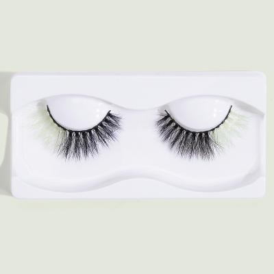 China New Style Eyelashes Wholesale Natural Tapered Crisscross Extension 100% Double Color False Eyelash for sale