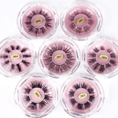 China Long Natural Thick False Eyelash Handmade Cruelty Free Segmented False Eyelashes are naturally thick and long false eyelashes, handmade and cruelty free for sale