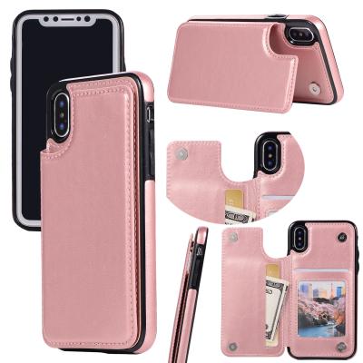 China Factory Direct Selling Premium Soft Shockproof Light Weight TPU Vintage Soft Phone Case Cover With Card Holder for sale