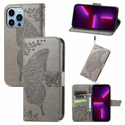 China Wholesale Creative Butterfly Shockproof Embossed Series PU Leather Flip Mobile Phone Cases For Samsung A for sale