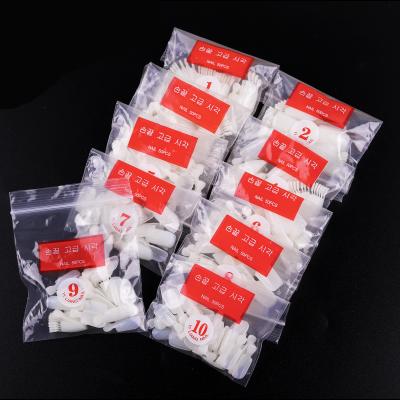 China Full Cover Material Eco-friendly Premium Artificial Nail Supplies 500pcs Rhombus Press On False Nail Nails for sale