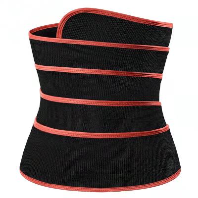 China Custom Neoprene Body Shapewear Slimming Belt For Women Neoprene Trimmer Belly Bandage Wrap Waist Trainer for sale