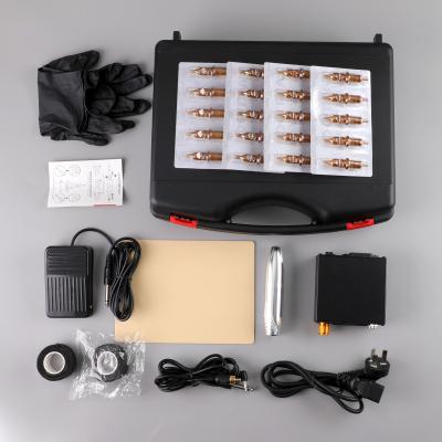 China Professional Complete Tattoo Kit Cartridges Needles Digital Rotary Tattoo Machine Pen Set Sku 03060390 for sale