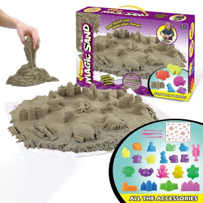 China Creative Sand Toys Plastic Space Plastic Educational Hot Funny Sand Diy Cotton Selling Game Model for sale