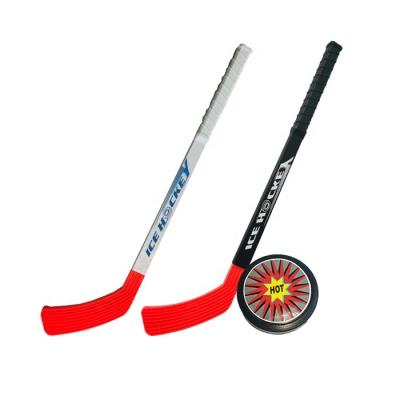 China Sports Play 2 Sticks For Kids Hockey Set Play Friends Sports Competitive Game With Ice Hockey Ball for sale