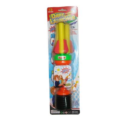 China Plastic Creative Funny Dart Launcher Kids Darts Toy Hand Clap Air Power Rocket Gun Launch Toy for sale