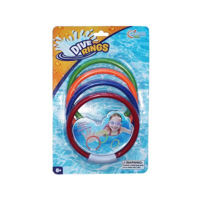 China Children Swimming Educational Toy Wholesale Colorful Diving Ring Diving Toys Set Toy For Kids Toys Swimming Training Diving Set for sale