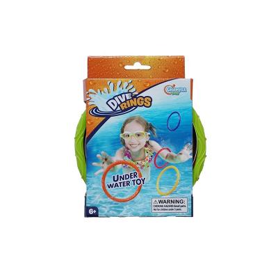 China Children Swimming Educational Toy Dive Rings Set Underwater Swimming Gift Toy For Kids Dive Game Diving Training Toys for sale