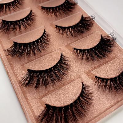 China Natural Soft Bestsellers 25mm Accept Custom Box 5D Mink Eyelashes Real Mink Eyelashes Real Real 5pairs for sale