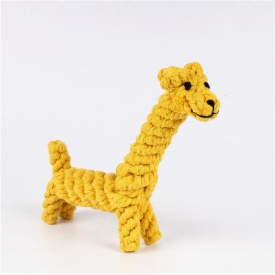 China Sustainable Eco-friendly Natural Wholesale Cotton Dog Toy Durable Pet Toy Cat for sale