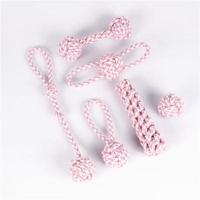 China High Quality Viable Professional Dog Rope Toy Cotton Rope Dog Chew Toy Set Pet Rope Toy for sale