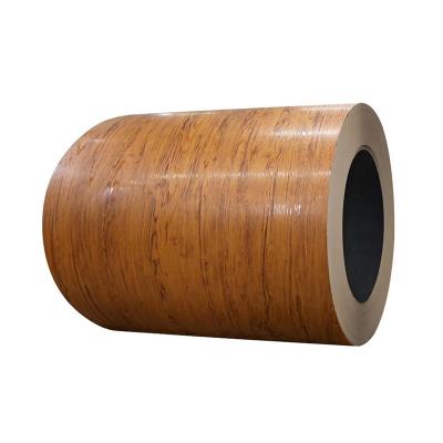 China High Quality Building Material Wood Grain Ppgi Aluminum Steel Coil Printed Steel Coil For Interior Decoration for sale