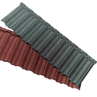 China modern stone coated steel roofing tile for sale color coated galvanized stone coated steel roofing installation for sale