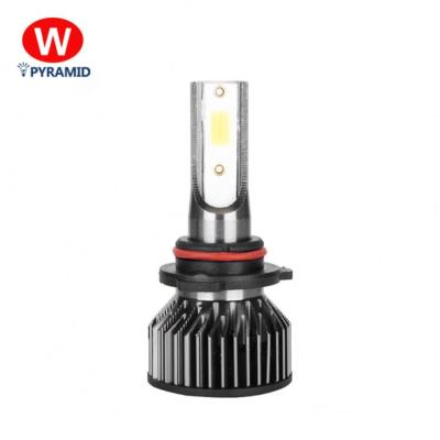 China New Design 2400LM Aluminum+Pc Car LED Automobile 9006 LED Lamps Headlight for sale