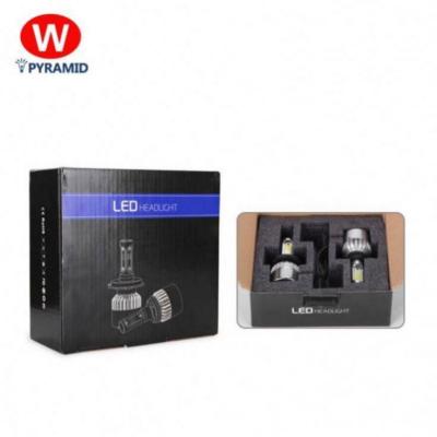 China Aluminum+Pc PYRAMID s2 led car bulb car universal led headlight 18/24W 1500lumen led bulb for vehicles for sale