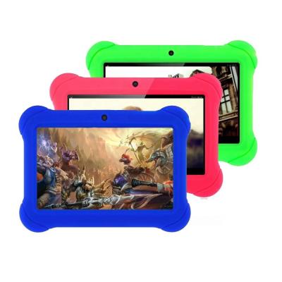 China Soft 7 inch Android tablet pc with dual camera 0.3mp/2.0mp wifi tablet pc with silicone leather case for sale