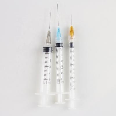 China Medical Syringe Injection Grade With Needle Vaccine For 3ML Luer Lock Medical Syringes for sale