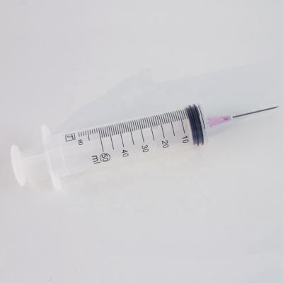 China Syringe Safety 50ml Medical Care Feeding Syringe 50ml Syringe With Needle With Luer Slip Sterilization for sale