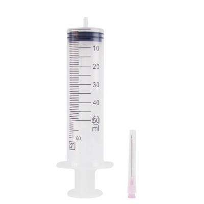 China Syringe Safety 50ml Syringes Suppliers Disposable Syringe With Disposable Needle 50ml Luer Slip for sale