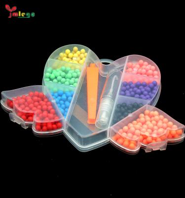 China Cartoon Toy Water fuse beads 3D DIY kids educational toys puzzles magic water beads wasserperled beads for sale