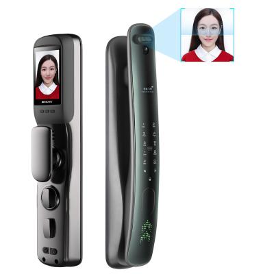 China Apartment Amazon Face Recognition Program Tuya Smart Wifi Fingerprint Security Door Lock Remote Opening 3D 100 Fingerprint 100 for sale