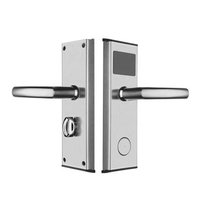 China 6068 level of stainless steel lock hotel door lock access control stainless steel electronic card key RFID body 4 batteries (NC) NC of 10 pieces; CE OF GUA for sale